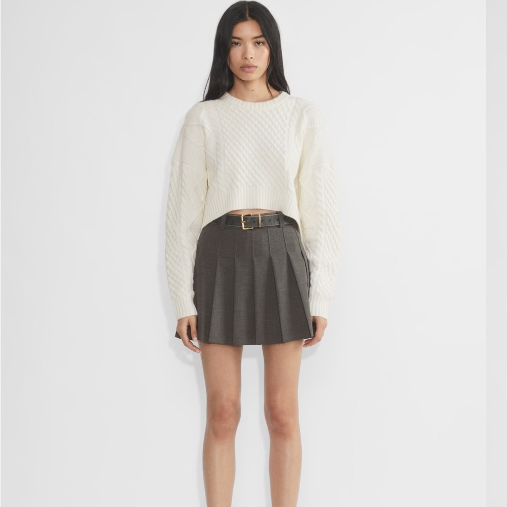 Sunday best cable knit sweater from aritzia